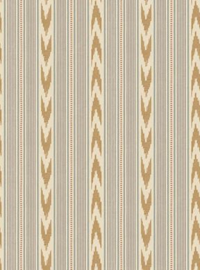Mulberry Newport Stripe, Blue/Sand Tapet