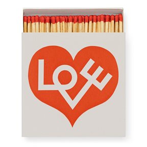 Love by Alexander Girard Tändsticksask