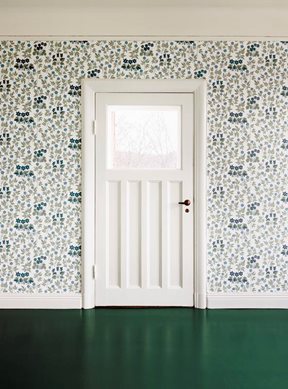 Josef Frank Stjärnmattan Grön Tapet