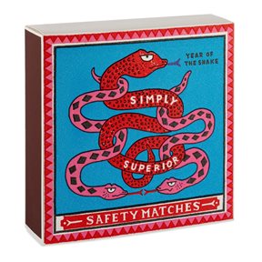 Year of the Snake Matches by Charlotte Farmer Tändsticksask