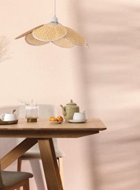 Casadeco Uni Metallise/Irise, Rose Poudre Dore Tapet