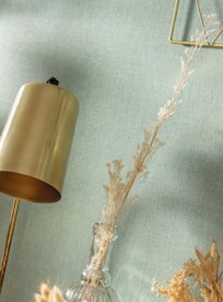 Casadeco Uni Metallise/Irise,  Vert Amande Dore Tapet