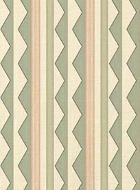 Ottoline Bloomsbury Stripes, Soft Sage Tyg