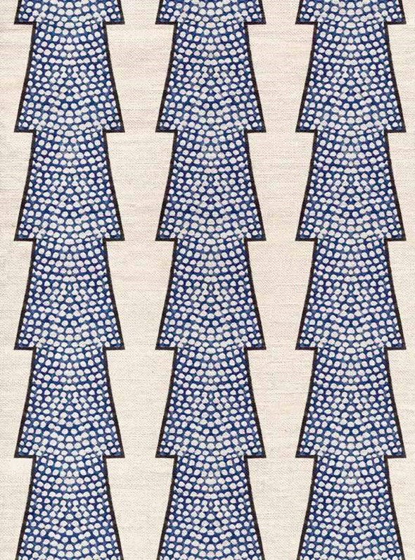 Ottoline Spot and Arrow, Blue Tyg