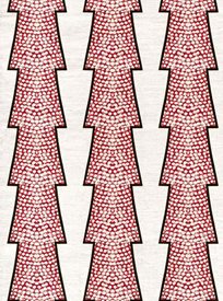 Ottoline Spot and Arrow, Red Tyg