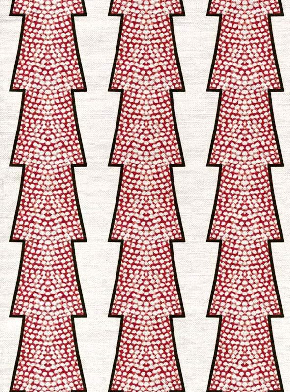 Ottoline Spot and Arrow, Red Tyg
