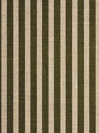 Ottoline Tuscan Stripes, Natural & Moss Tyg
