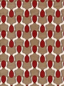 Ottoline Happy People, Beige Red Tyg
