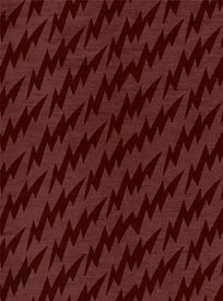 Ottoline Lightning Bolts, Burgundy Tyg