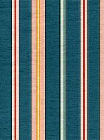 Ottoline Sporty Stripes Indoor/Outdoor, Blue Tyg