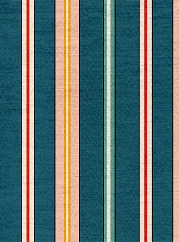 Ottoline Sporty Stripes, Blue Tyg
