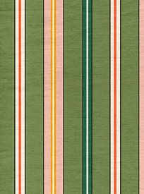 Ottoline Sporty Stripes, Green Tyg