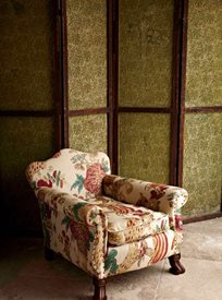 Lewis & Wood Wild Thing, Red Emerald Tyg
