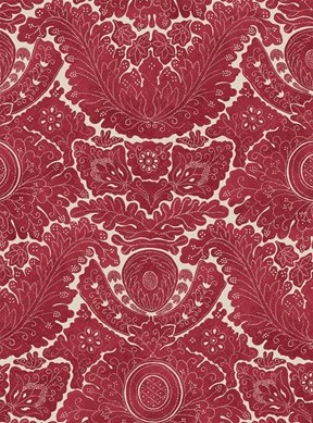 Lewis & Wood Nantes, Madder Red Tyg