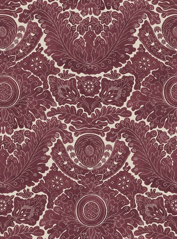 Lewis & Wood Nantes, Plum Tyg