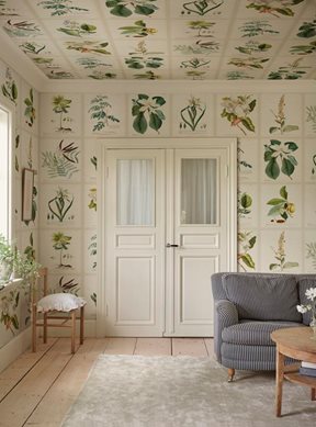 Sandberg Flora, Green Tapet