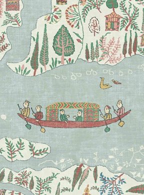 Lewis & Wood Regatta Garland Tapet