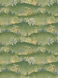 GP & J Baker Garden Tapestry Royal Green Tapet