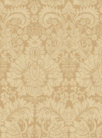 GP & J Baker Queen's Damask Parchment Tapet