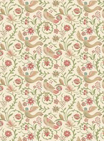 GP & J Baker Royal Court Pink/Green Tapet
