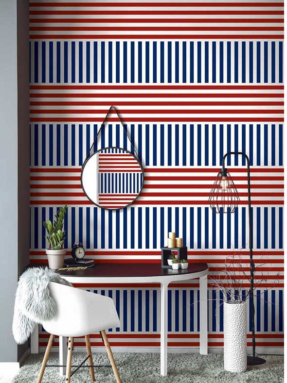 Carma Nantucket Stripes Revisited Tapet