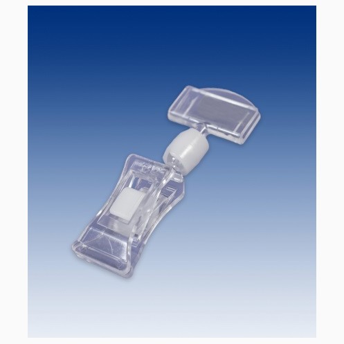 Mini klämma*, skylthållare 27 mm, 10-pack