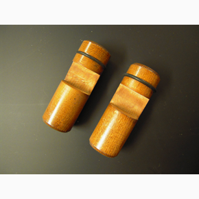 Träklossfot brunbets, 2-pack