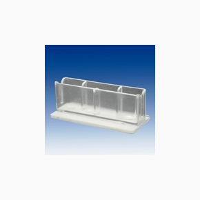 Skylthållare stor 60x28 mm, med tejp, 50-pack