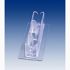 Skylthållare stor 60x28 mm, utan tejp, 50-pack