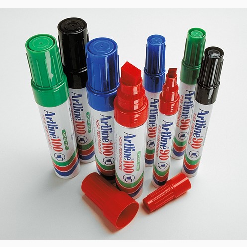 Textpenna 0,7-30 mm flera färger