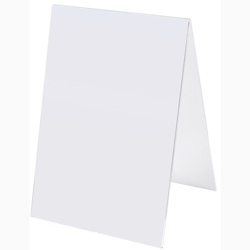 Akrylställ, Menyhållare A6, A-ställ S, 3-pack