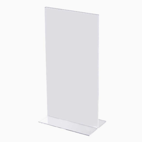 Akrylställ, Menyhållare A65, T-ställ S, 3-pack
