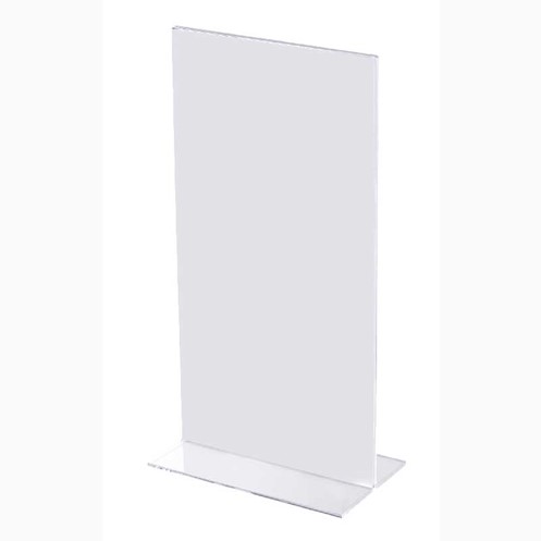 Akrylställ, Menyhållare A65, T-ställ S, 3-pack
