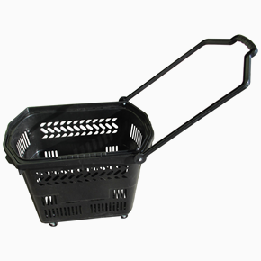Kundkorg på hjul, 10-pack, 55 L