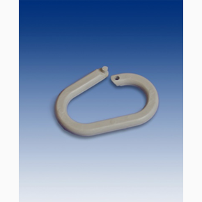 Oval ring 20 mm/4 mm, grå, 100-p