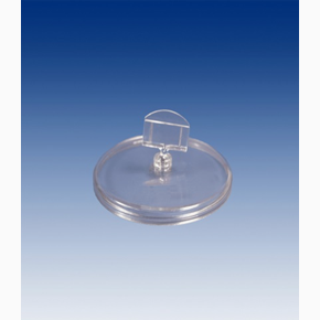 Skylthållare 27mm, rund platta, 85 mm, 10-pack