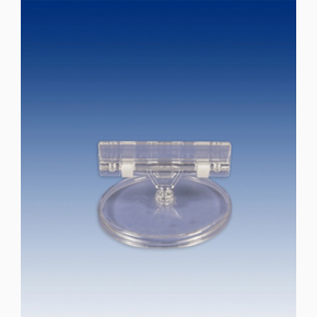 Display klämma 80 mm, rund platta 85 mm, 10-pack