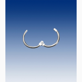 Rund låsbar metallring, 100-pack