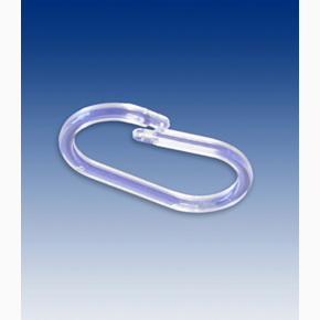 Oval ring 50 mm, transparent 100-p