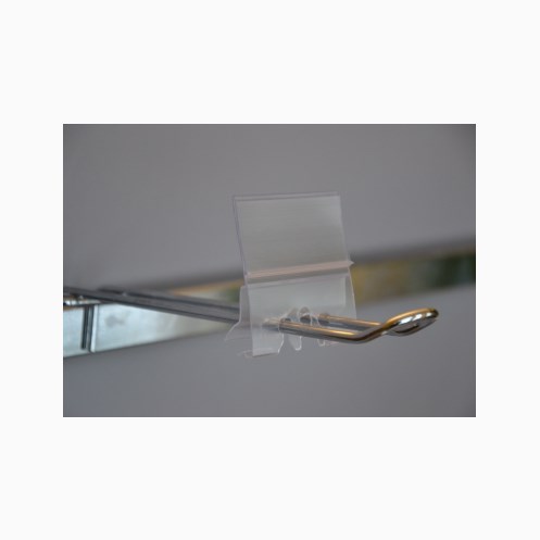 Etiketthållare 105x26 mm/För dubbelspjut, 100-pack