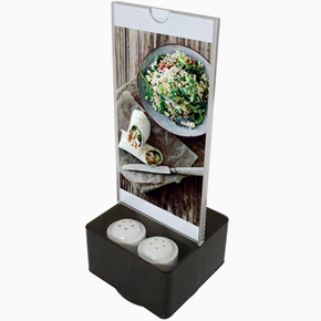 Menuholder Salt&Pepper, M65, Menyhållare