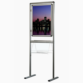 Info-Line Poster, A1, brochure holder 2xA4