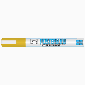 Posterman 2 mm, guld, 12-pack