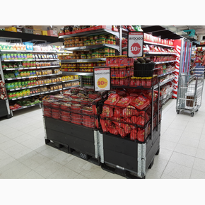 Exponeringshylla Pallexpo (halvpall)