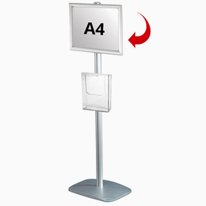 Mini Multistand 3 - Single sided A4 snap frame