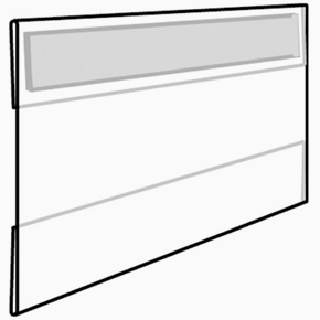 Plastficka med magnet A4 C liggande, 10-p