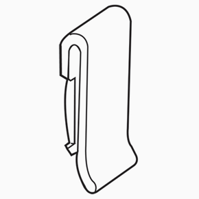 Klick Fästclips för metall/glaskant 3 mm,10-p