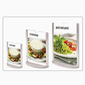 Oval Menuholder, 3-pack
