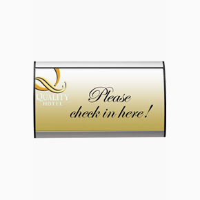 Desk Sign, 7,4x, 3-pack