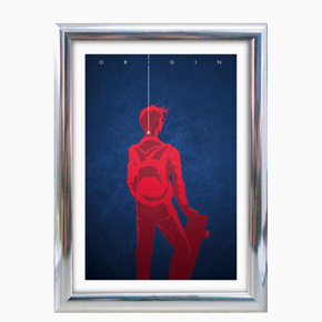 Snap-frame, 50x70 cm, Chrome